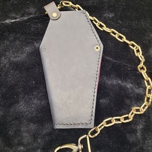 Coffin Wallet w/ Chain